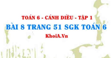 Bài 8 trang 51 SGK Toán 6 tập 1 Cánh Diều